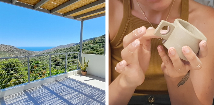 Töpferkurs auf Kreta: Keramikstudio in Stavrochori